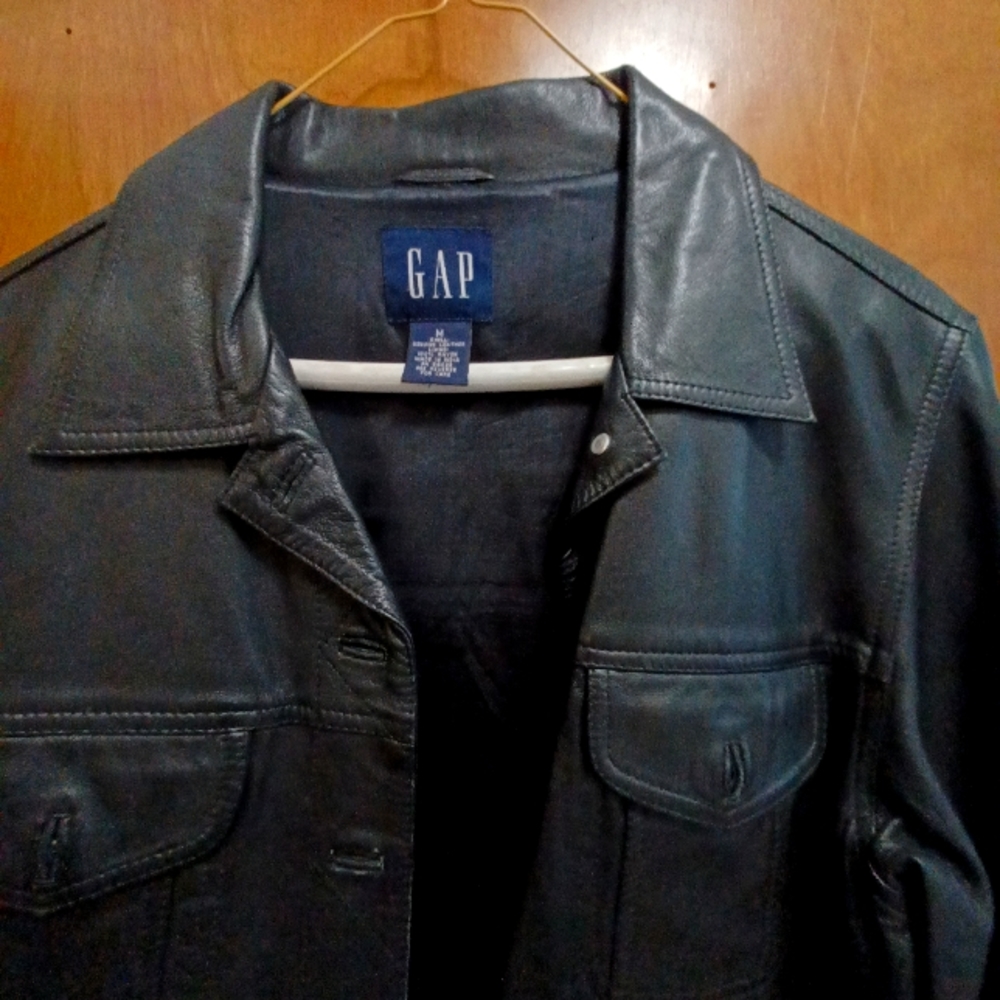 Gap Leather Jacket - image 1